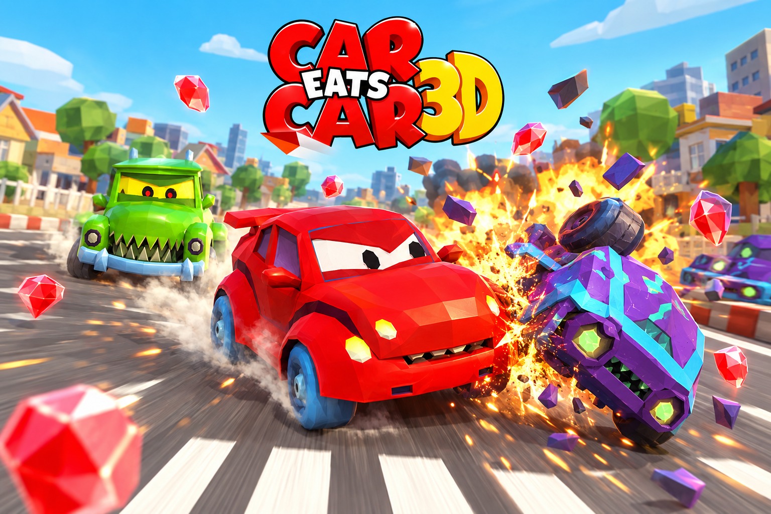 Car Eats Car 3D