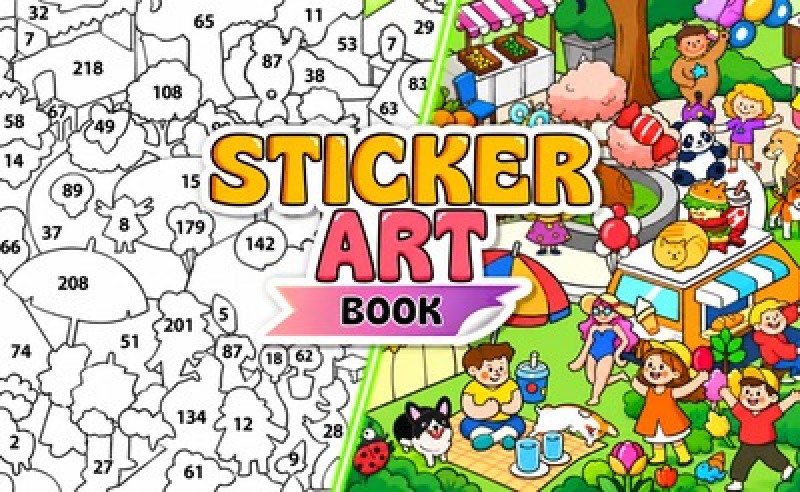 Sticker Art Book