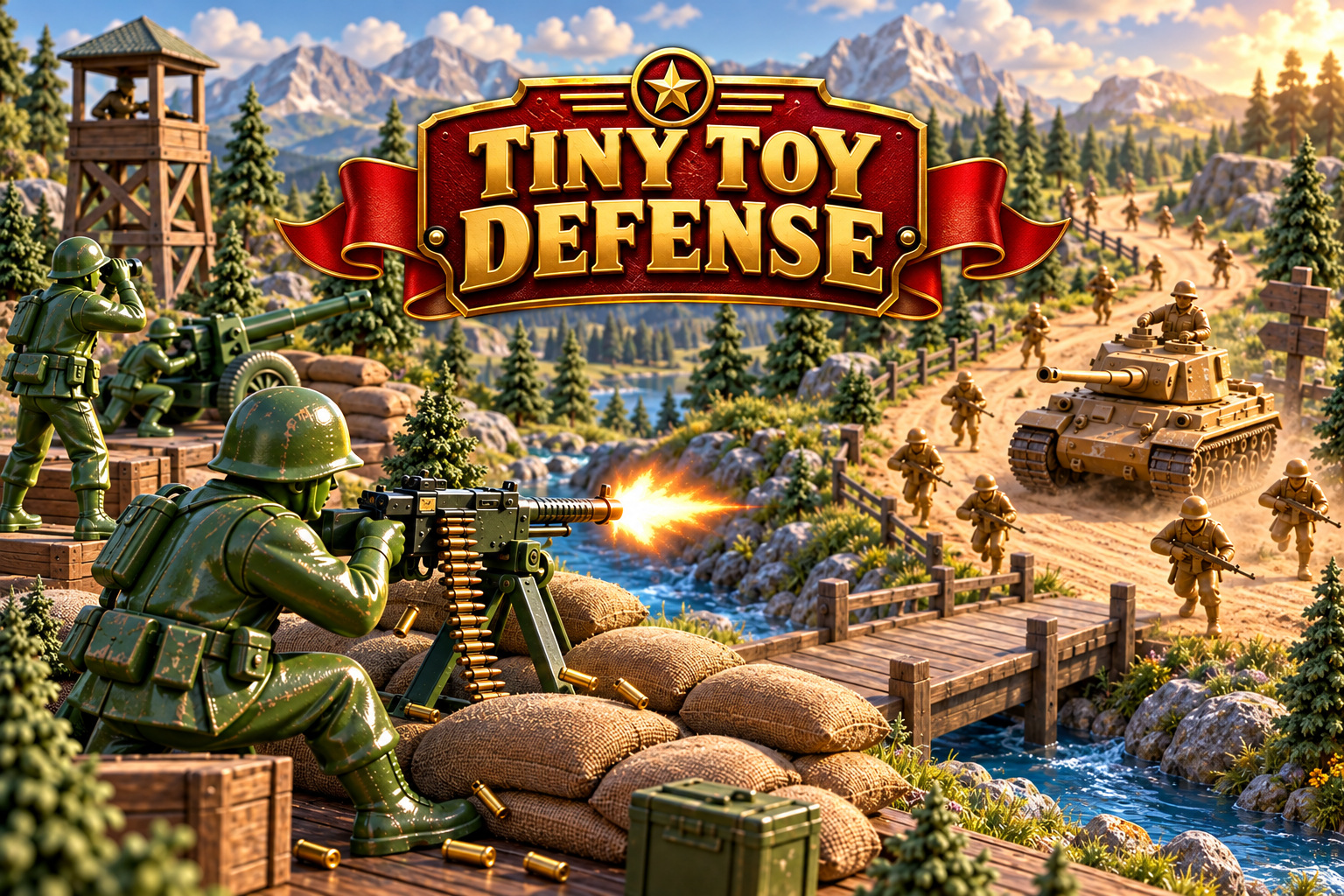 Tiny Toy Defense - Jetzt Spielen🕹️Kostenlos & Online